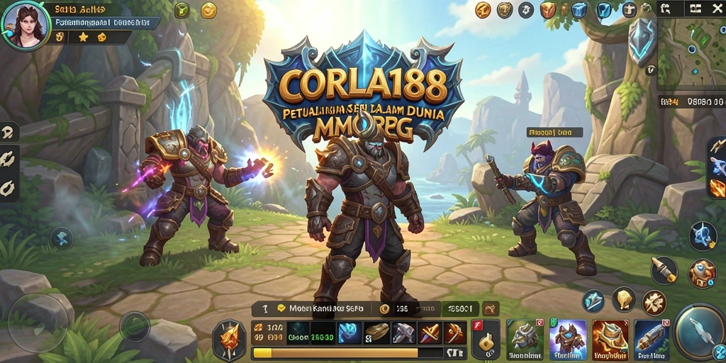 Screenshot gameplay <strong>CORLA188</strong> menampilkan aksi petualangan seru di dunia MMORPG.