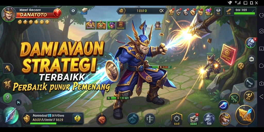 Tampilan gameplay seru dan menantang di DANATOTO.