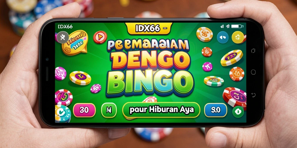 Tampilan gameplay Bingo yang seru dan penuh warna.