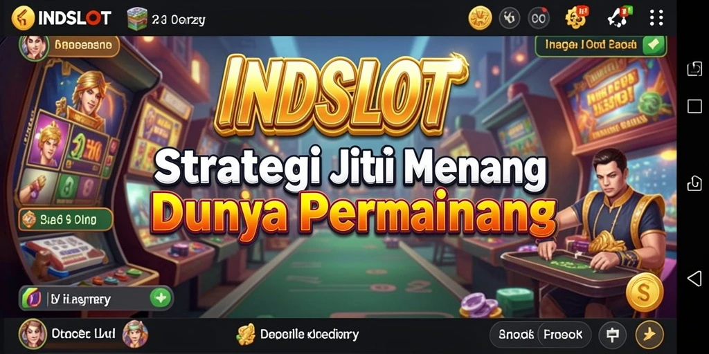 Tangkapan layar menunjukkan aksi seru dalam permainan strategi INDSLOT.
