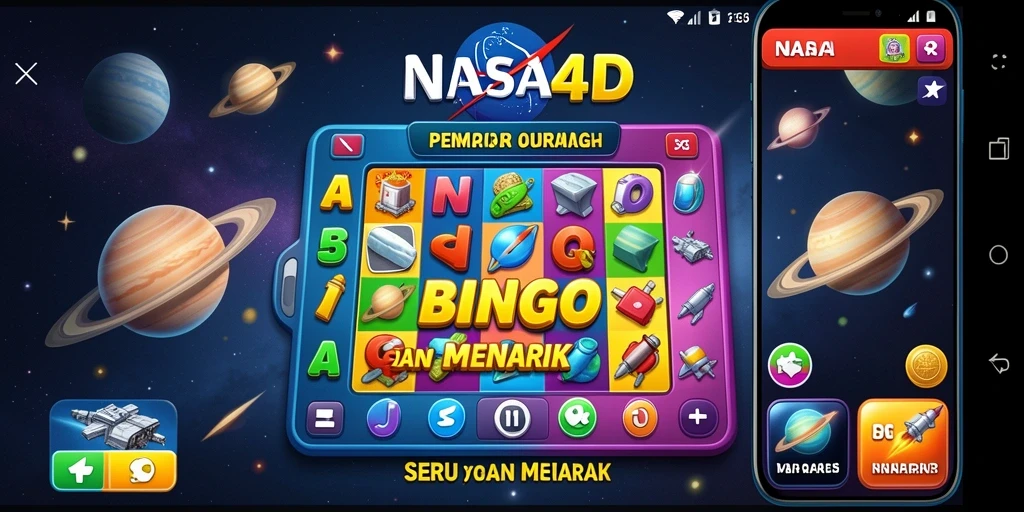 Screenshot gameplay NASA4D yang menampilkan keseruan bermain Bingo.