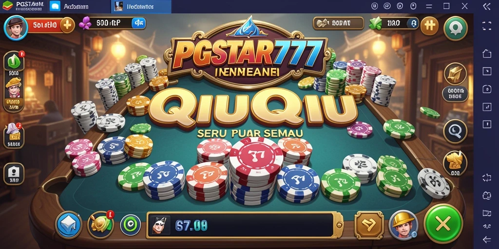 Tampilan gameplay seru dalam PGSTAR777 saat bermain QiuQiu.