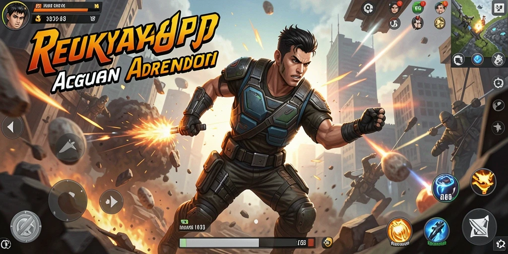 Screenshot utama RAKYATJP menampilkan gameplay seru penuh aksi.