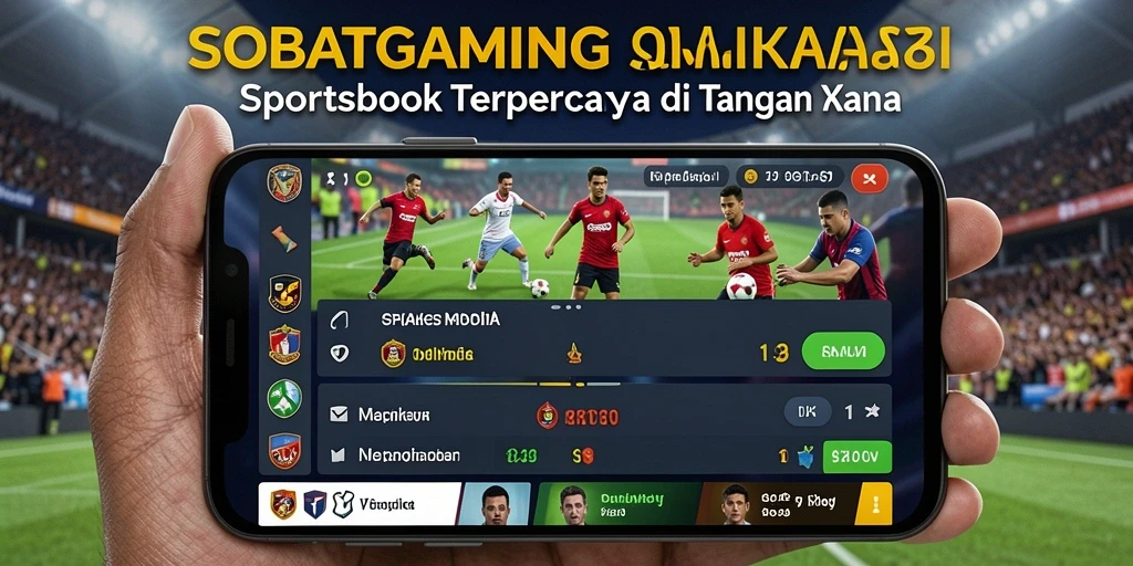 Tampilan utama SOBATGAMING dengan berbagai pilihan taruhan olahraga.