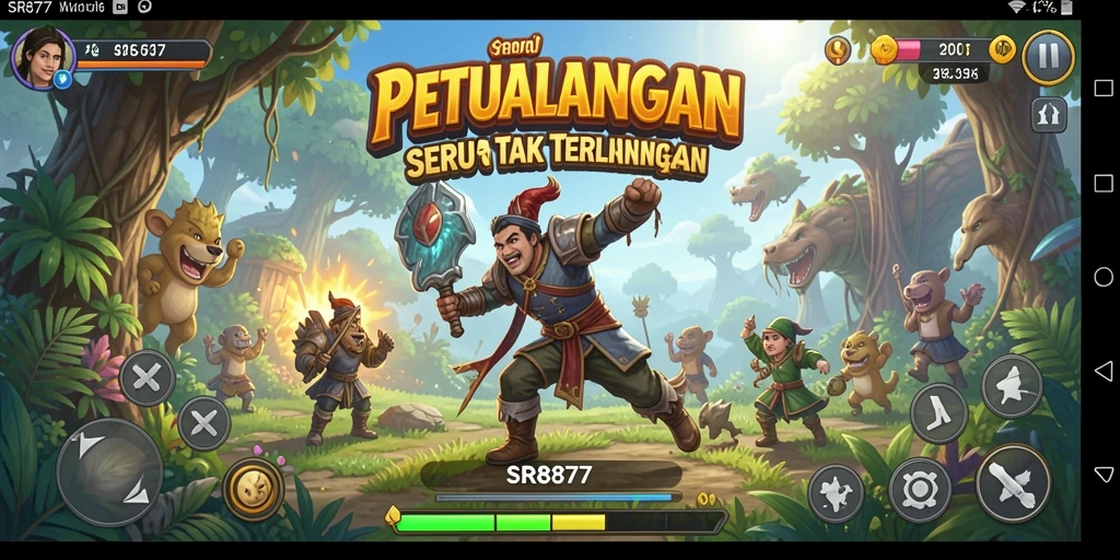 Tangkapan layar gameplay SR877 yang menarik dan penuh aksi petualangan.