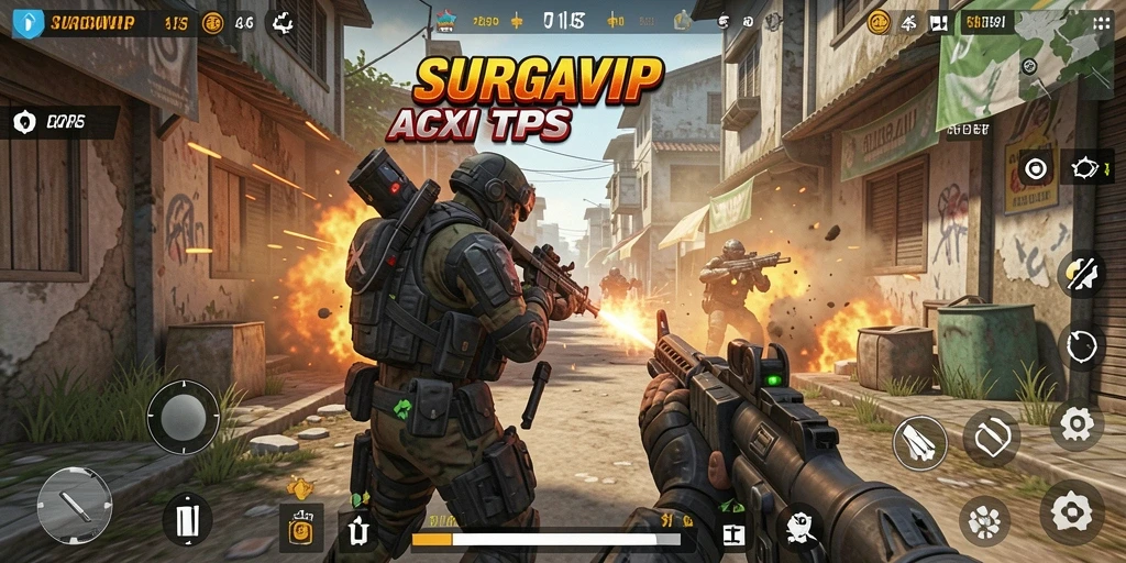 Gameplay menegangkan di SURGAVIP dengan aksi intens dan grafis yang menawan.