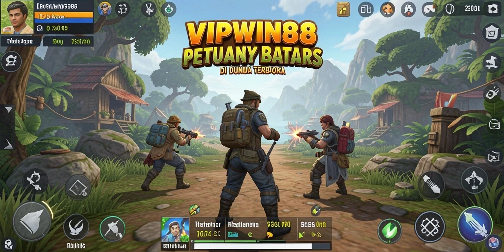 Screenshot gameplay yang menampilkan petualangan epik di dunia terbuka VIPWIN88.
