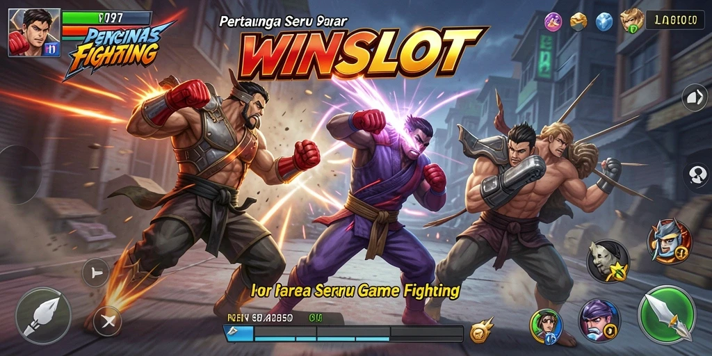Screenshot permainan WINSLOT menampilkan aksi bertarung yang mendebarkan dan grafis yang memukau.